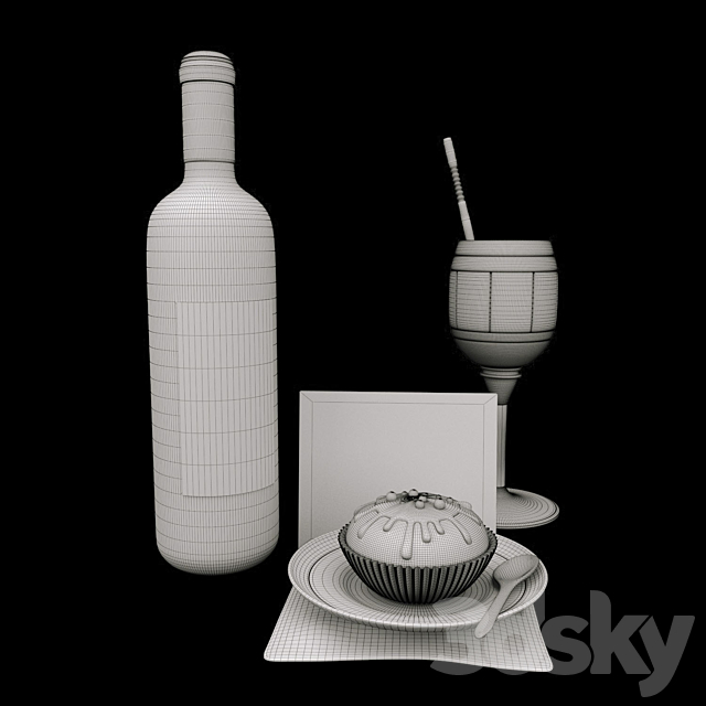 kitchen accessories 3DSMax File - thumbnail 3