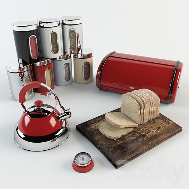 Kitchen accessories 3DSMax File - thumbnail 1