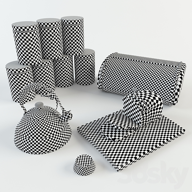 Kitchen accessories 3DSMax File - thumbnail 2