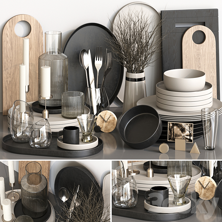 kitchen accessories RPM_05 3DS Max Model - thumbnail 1