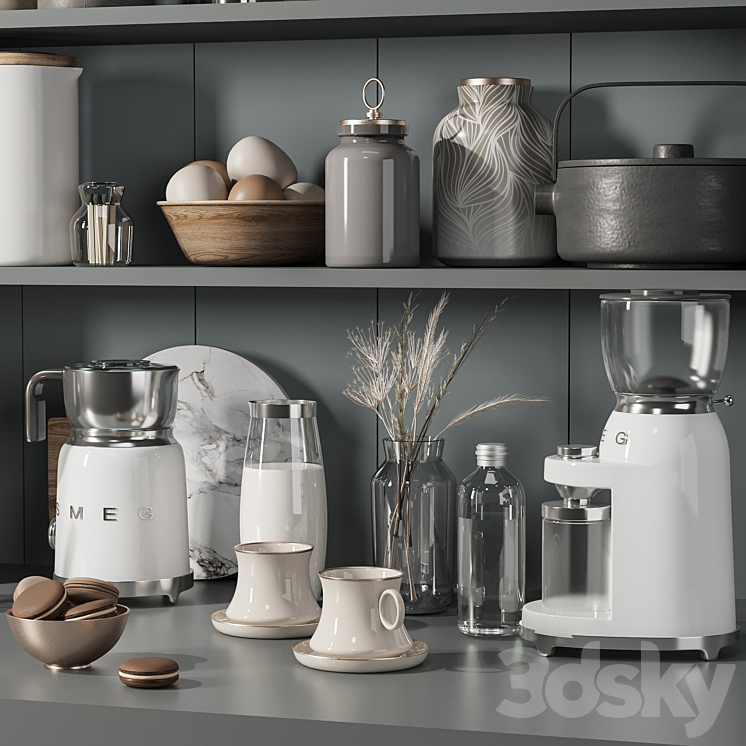 kitchen accessories011 3DS Max - thumbnail 2