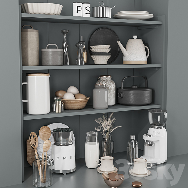 kitchen accessories011 3DSMax File - thumbnail 3