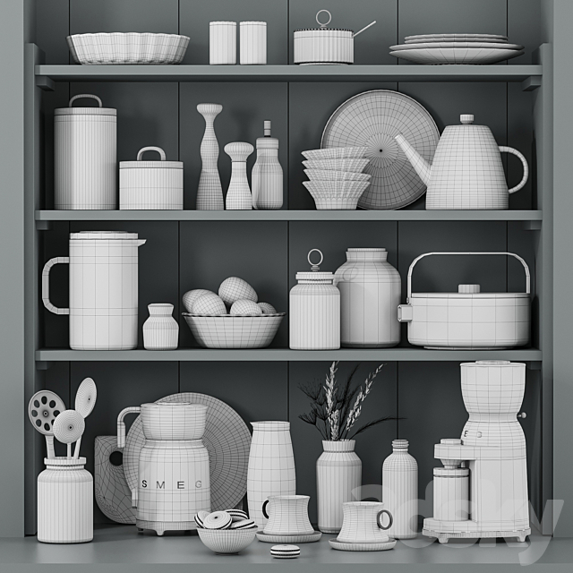 kitchen accessories011 3DSMax File - thumbnail 5