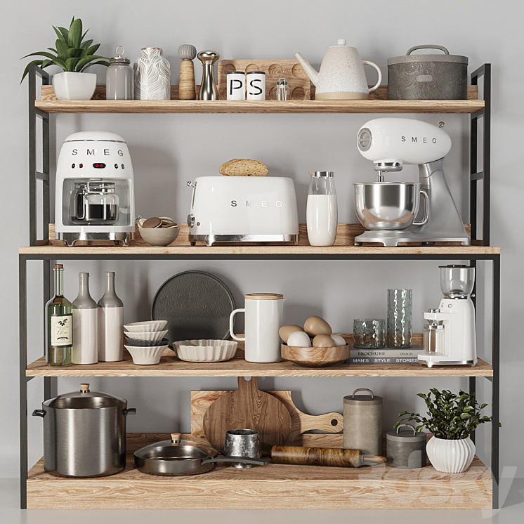 kitchen accessories013 3DS Max Model - thumbnail 1