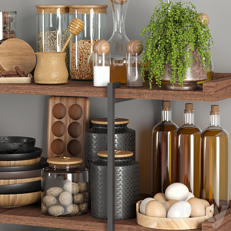 kitchen accessories013 3DS Max - thumbnail 2