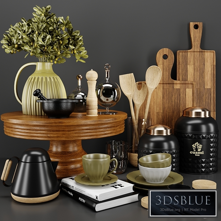 kitchen accessories02 3DS Max - thumbnail 3