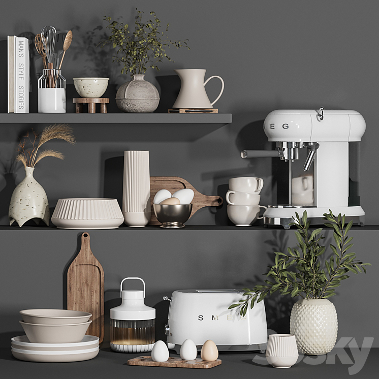 kitchen accessories020 3DS Max - thumbnail 2