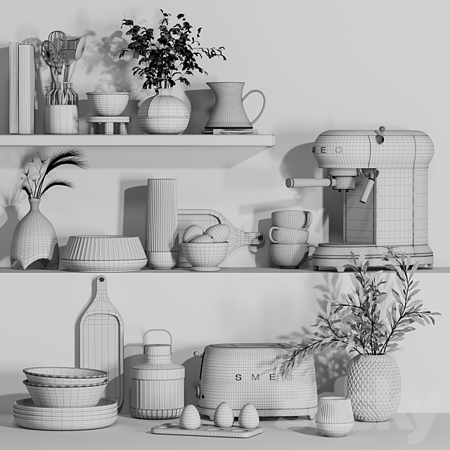 kitchen accessories020 3DSMax File - thumbnail 7