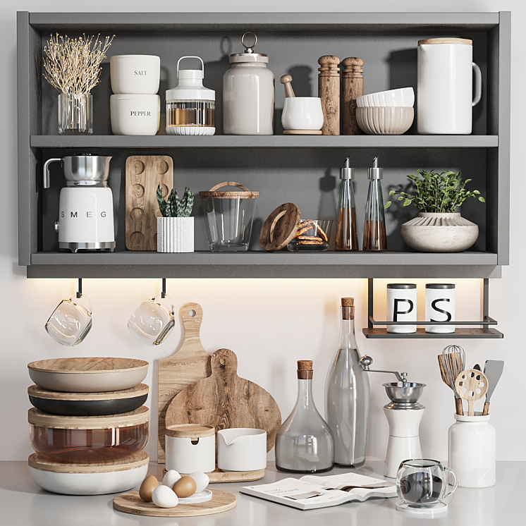 kitchen accessories026 3DS Max Model - thumbnail 1