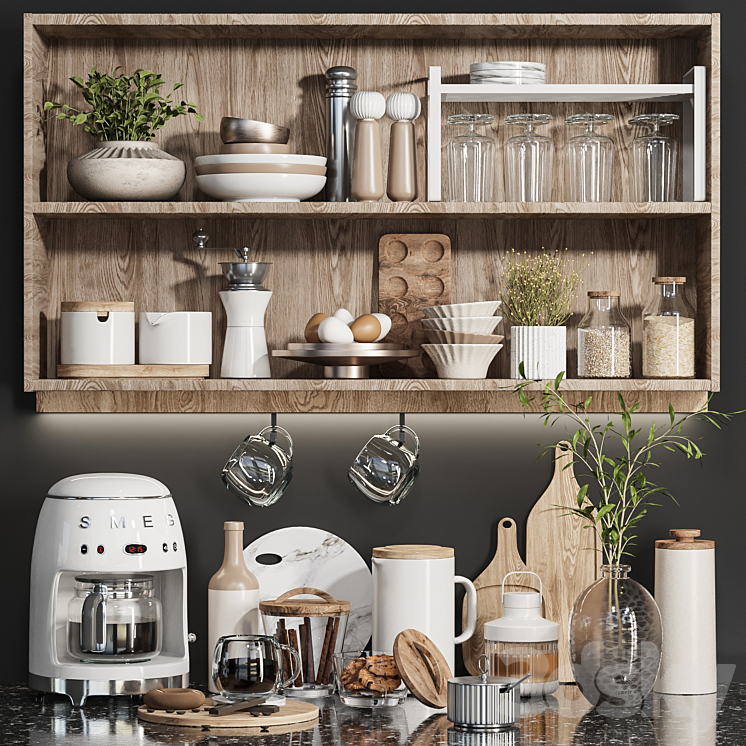 kitchen accessories027 3DS Max Model - thumbnail 1