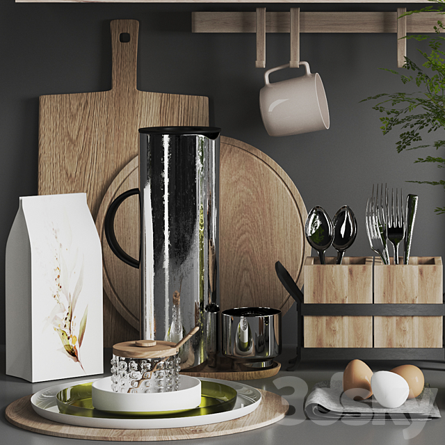 kitchen accessories032 3DS Max Model - thumbnail 4