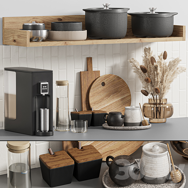 kitchen accessories039 3ds Max - thumbnail 1