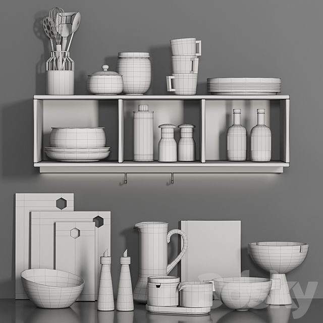 kitchen accessories040 3DSMax File - thumbnail 4