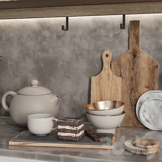 kitchen accessories045 3ds Max - thumbnail 2