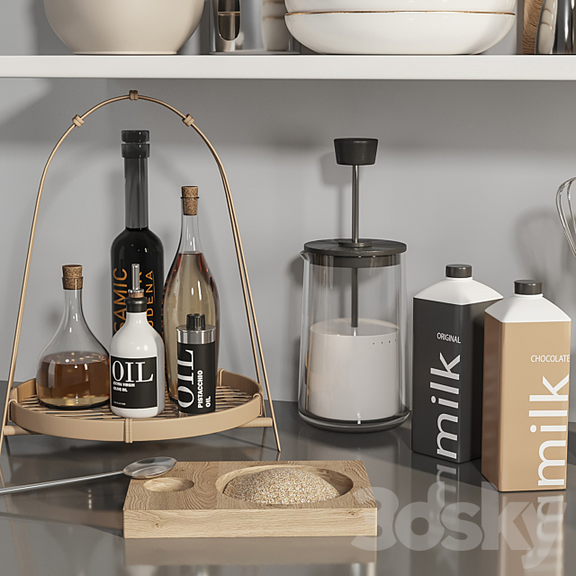 kitchen accessories048 3DS Max Model - thumbnail 2