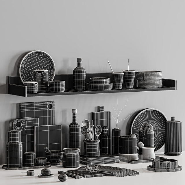 Kitchen Accessories053 3DS Max Model - thumbnail 5