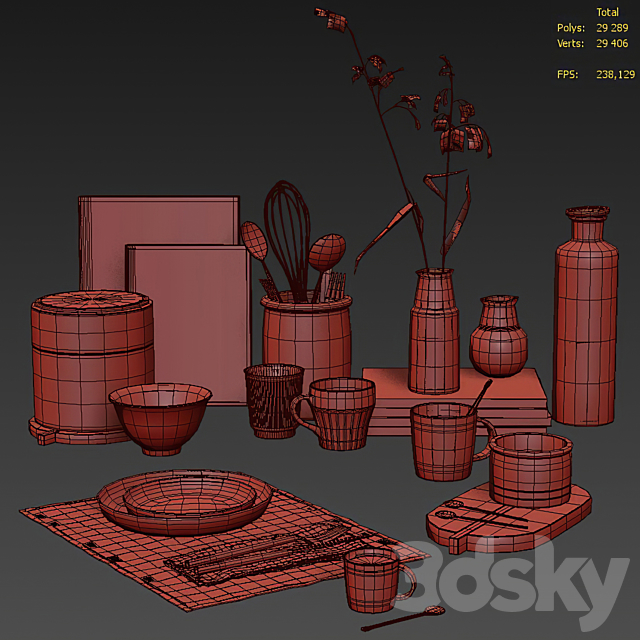 Kitchen Decor 04 3DSMax File - thumbnail 6