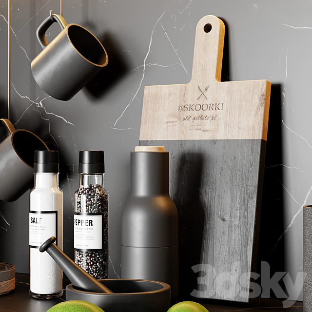 Kitchen decor 11 3DSMax File - thumbnail 3