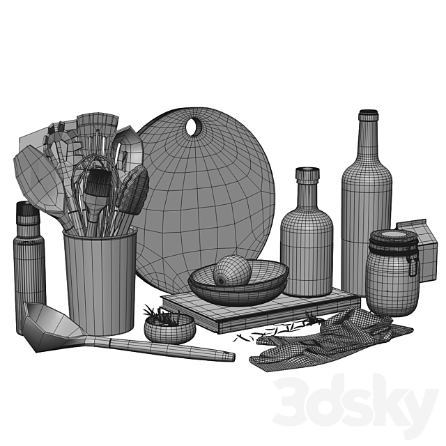 Kitchen decor 13 3DSMax File - thumbnail 6