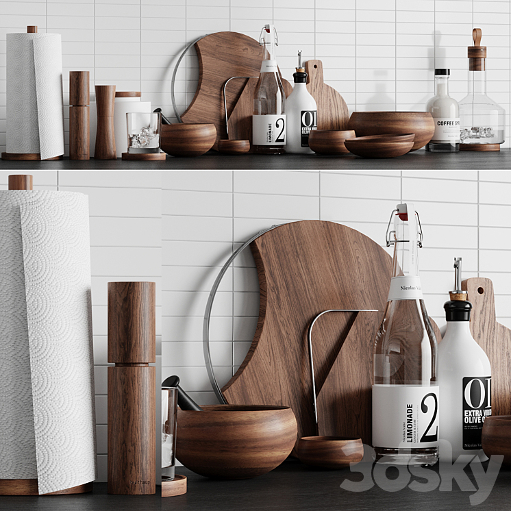 Kitchen decor 2 3DS Max - thumbnail 1