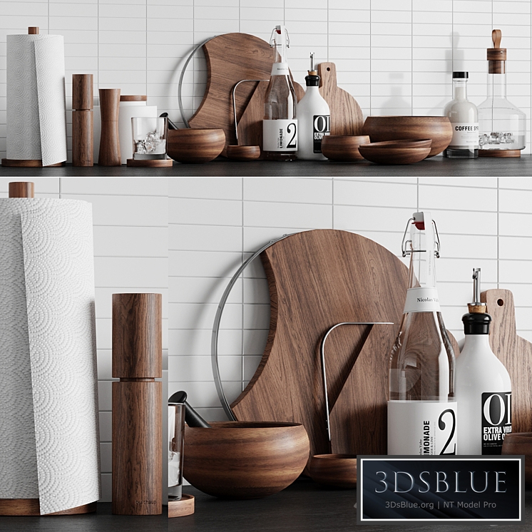 Kitchen decor 2 3DS Max - thumbnail 3