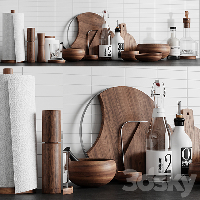 Kitchen decor 2 3DSMax File - thumbnail 1