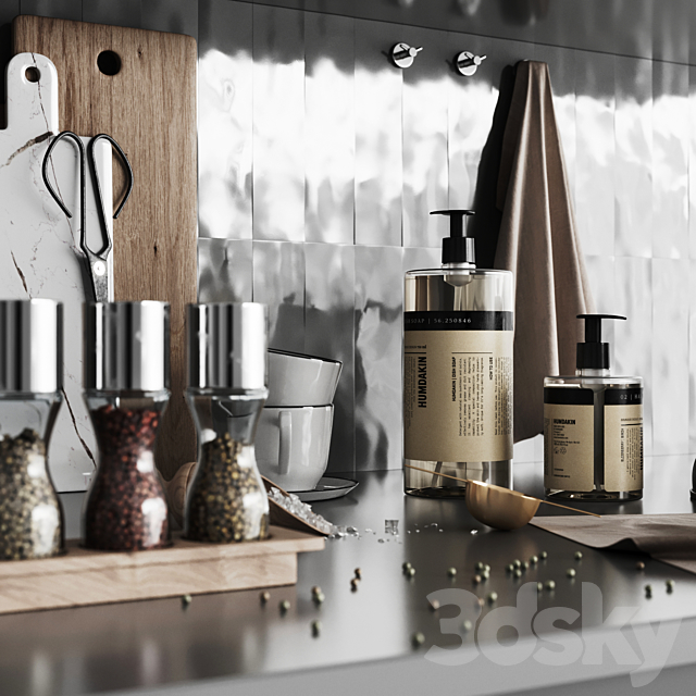 Kitchen decor 3 3DSMax File - thumbnail 2