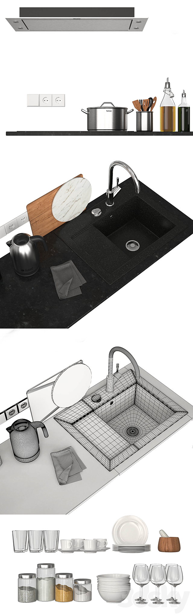 Kitchen Decor 3DSMax File - thumbnail 2