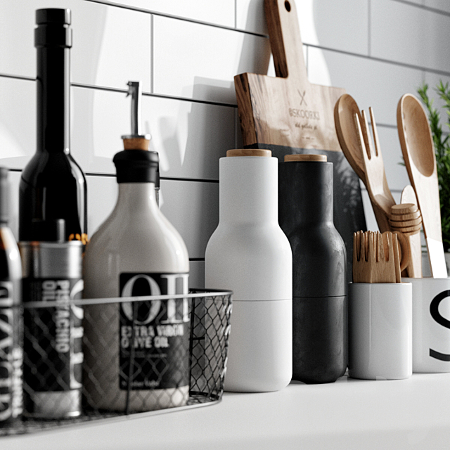 Kitchen decor 5 3ds Max - thumbnail 2