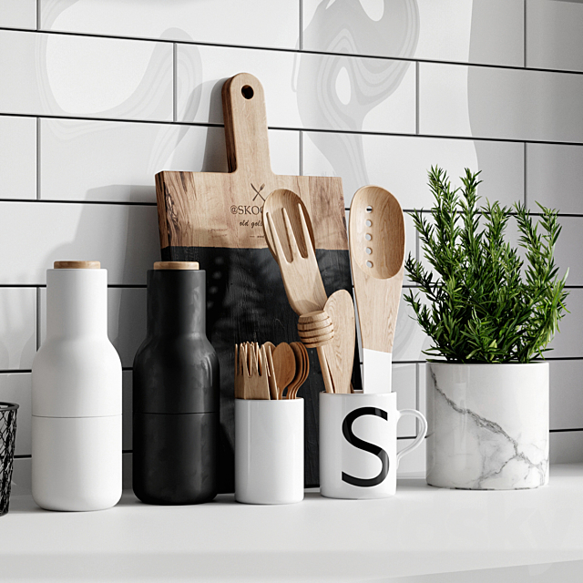 Kitchen decor 5 3ds Max - thumbnail 3