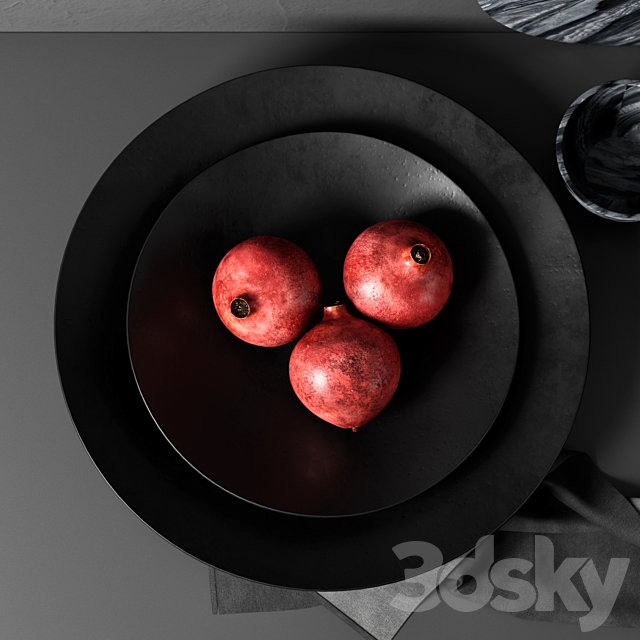 kitchen decor set 06 3DSMax File - thumbnail 4