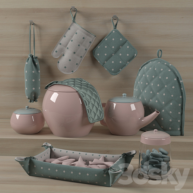 kitchen decoration set2 3DSMax File - thumbnail 1