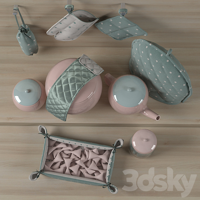 kitchen decoration set2 3DSMax File - thumbnail 3