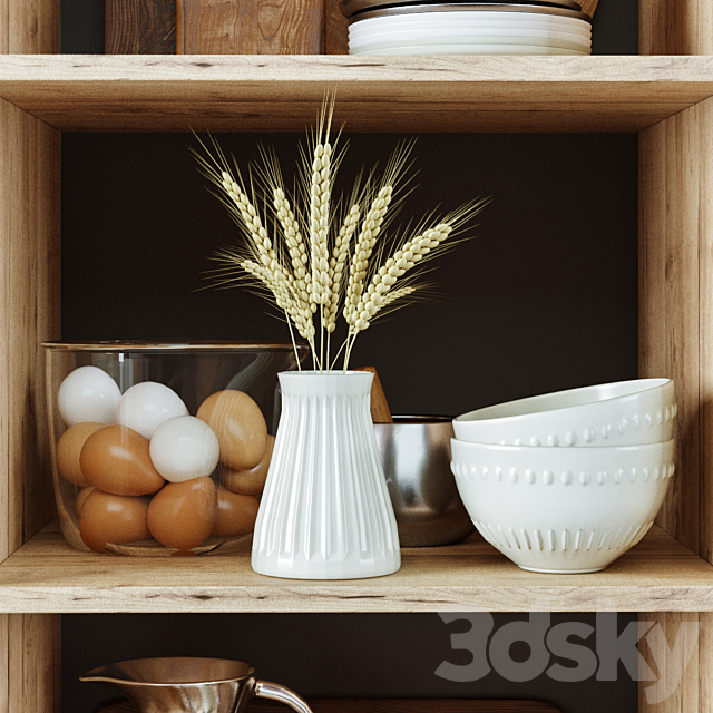 Kitchen Decorative set 050 3DSMax File - thumbnail 2