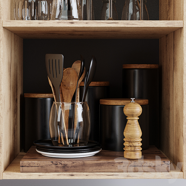 Kitchen Decorative set 050 3DSMax File - thumbnail 3