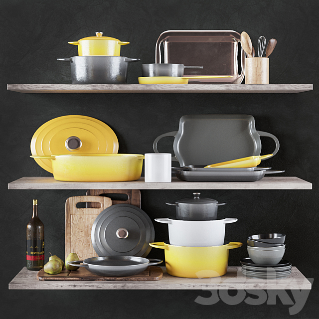 Kitchen Decorative set 08 3DSMax File - thumbnail 1