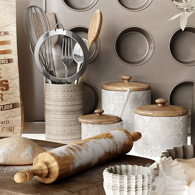 Kitchen Decorative Set – 08 3DSMax File - thumbnail 4