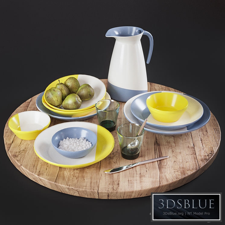 Kitchen Decorative set 09 3DS Max - thumbnail 3