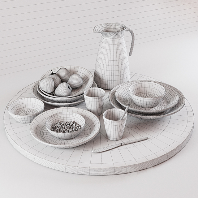 Kitchen Decorative set 09 3DSMax File - thumbnail 2