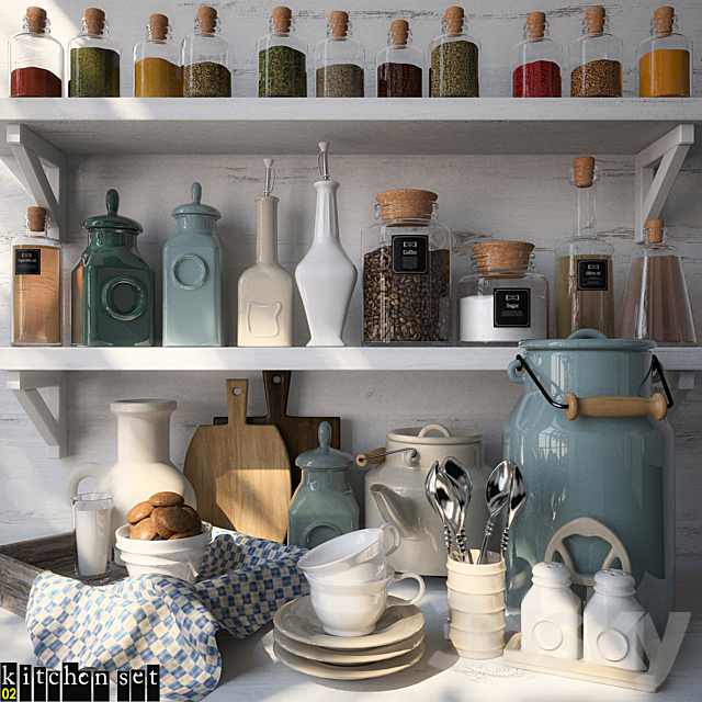 Kitchen Set – 02 3DSMax File - thumbnail 1