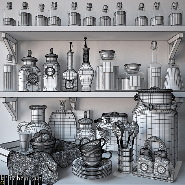 Kitchen Set – 02 3DSMax File - thumbnail 2