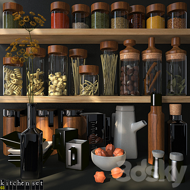 Kitchen Set – 03 3DSMax File - thumbnail 1