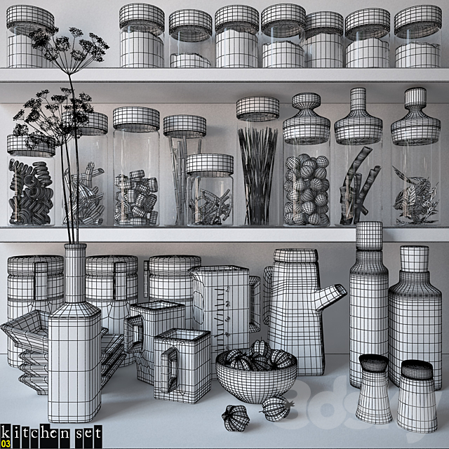 Kitchen Set – 03 3DSMax File - thumbnail 2