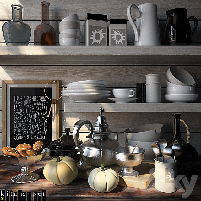 Kitchen Set – 04 3DSMax File - thumbnail 1