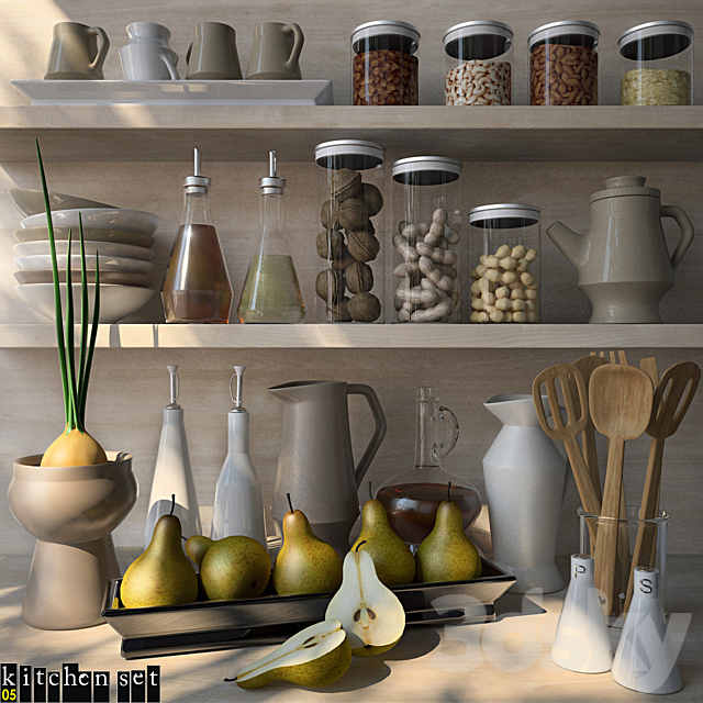 Kitchen Set – 05 3DSMax File - thumbnail 1