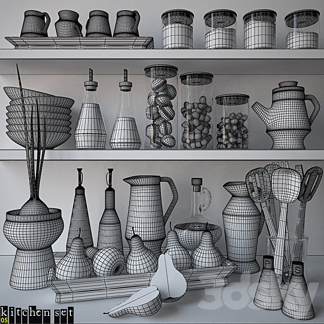 Kitchen Set – 05 3DSMax File - thumbnail 2