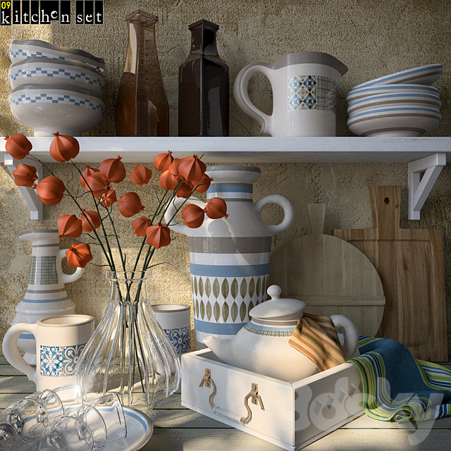 Kitchen Set – 09 3DSMax File - thumbnail 1