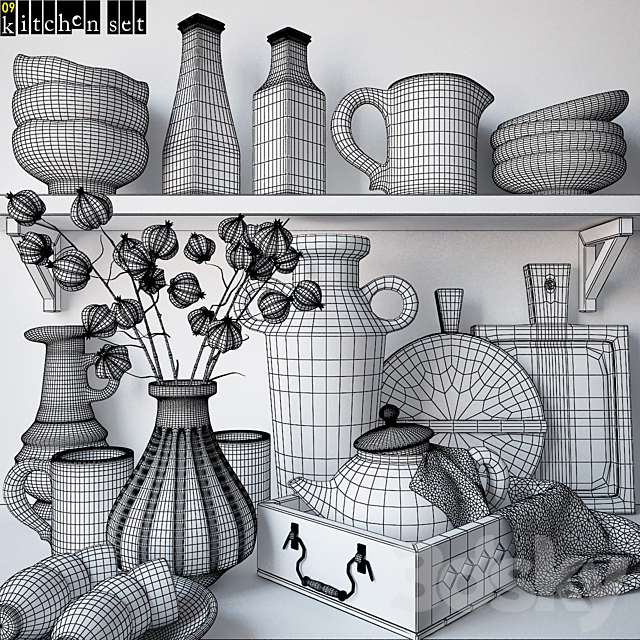 Kitchen Set – 09 3DSMax File - thumbnail 2