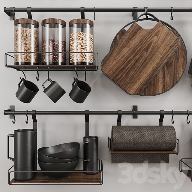 Kitchen set 3DS Max Model - thumbnail 5