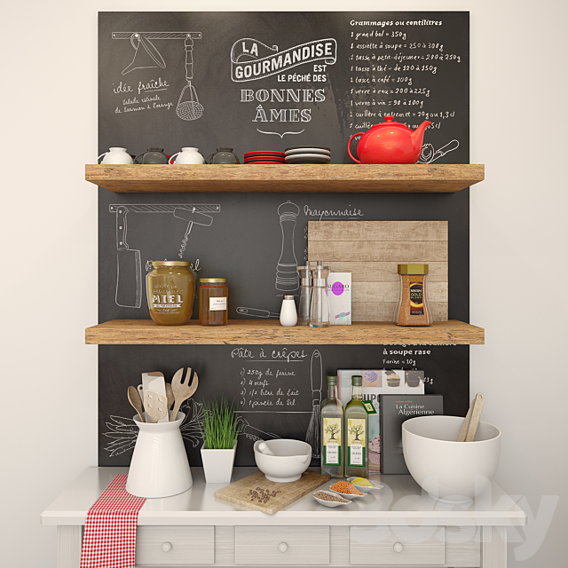 kitchen set 3DSMax File - thumbnail 1